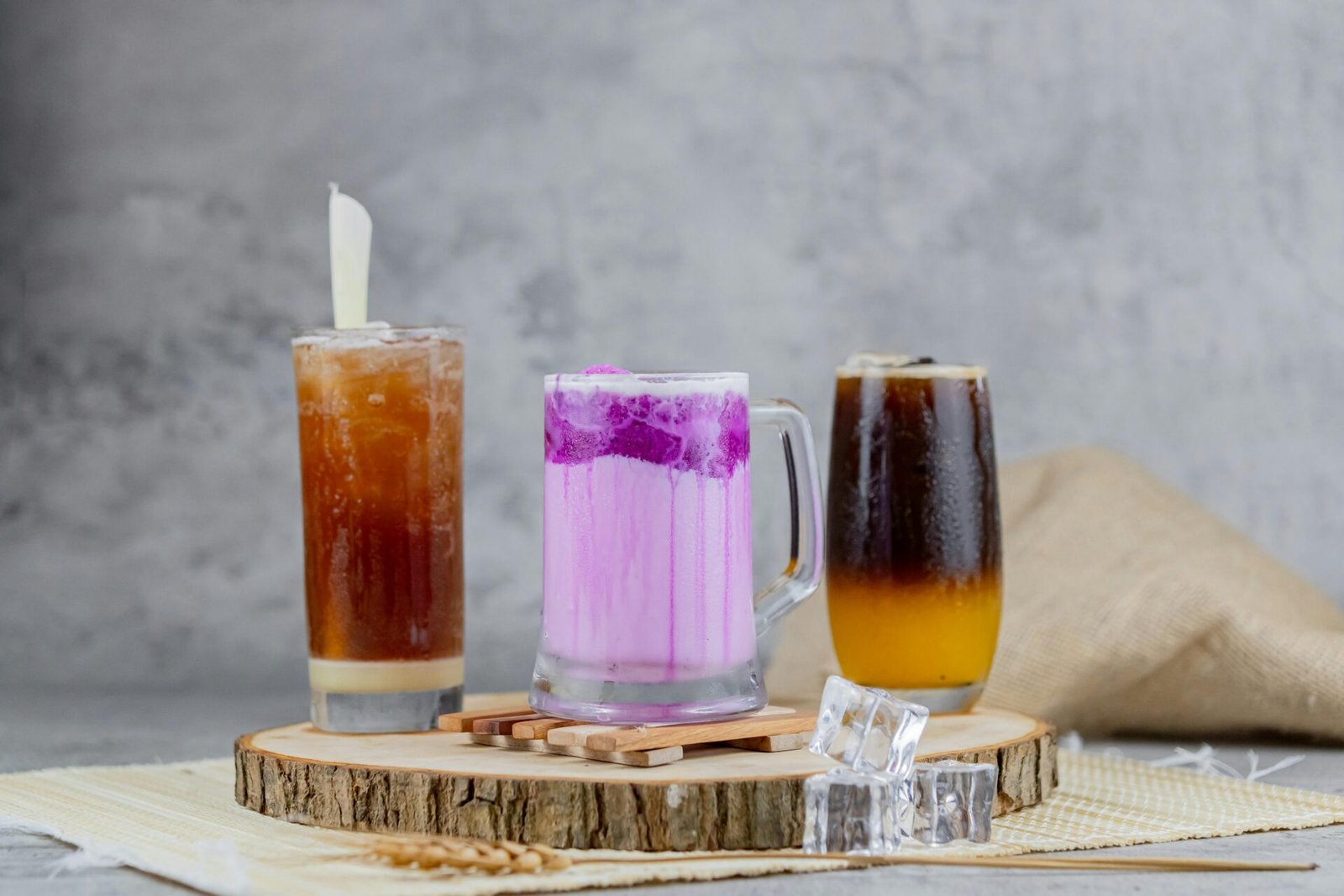 taro milk tea